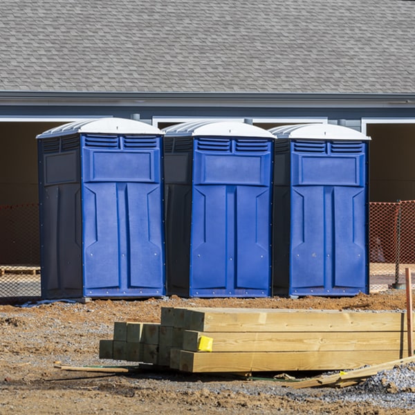 what is the maximum capacity for a single portable toilet in Burrell Pennsylvania